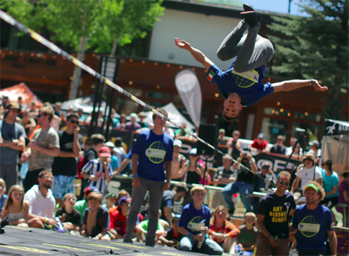 slackline tricks