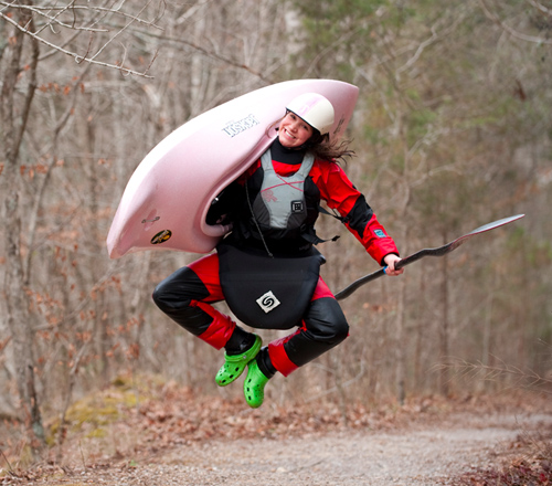 whitewater kayak competition Emily