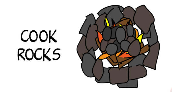 cooking rocks