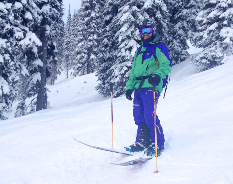 Skier on mountain