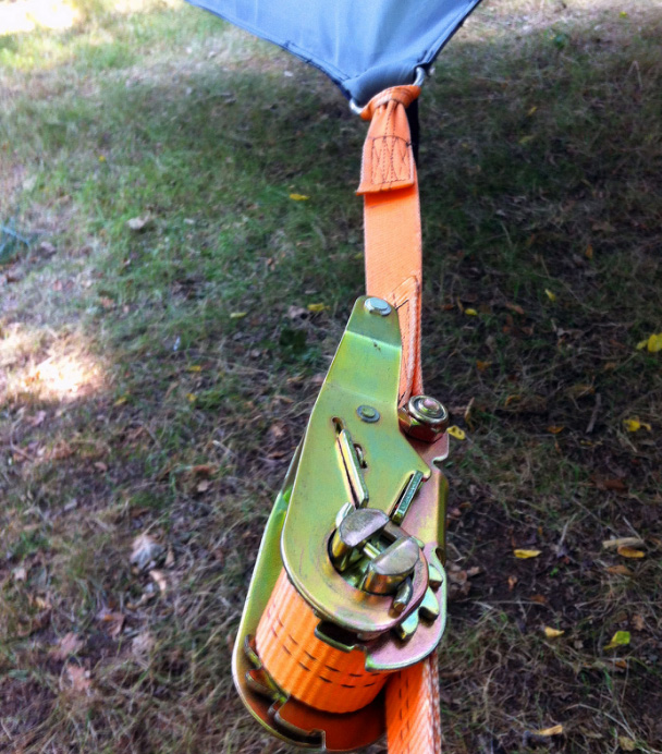 Tensile Stingray Elevated tent hammock winch Tensile Stingray Elevated tent hammock winch