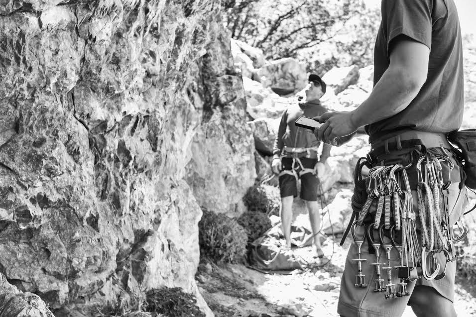 rock climbing