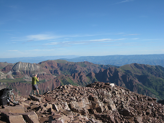 Pyramid Peak Colorado 14er Pyramid Peak Colorado 14er