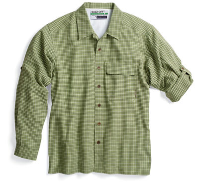 Buzz Off Cross Check Long Sleeve Shirt