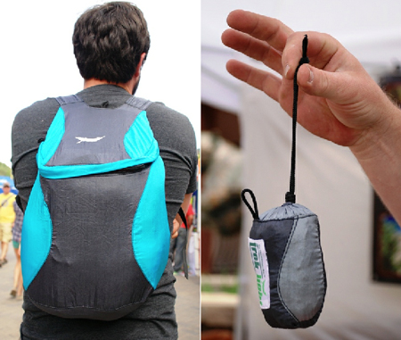 tiny stuff-sack backpack