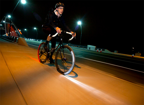 Bike riding with the Revolights Bike riding with the Revolights